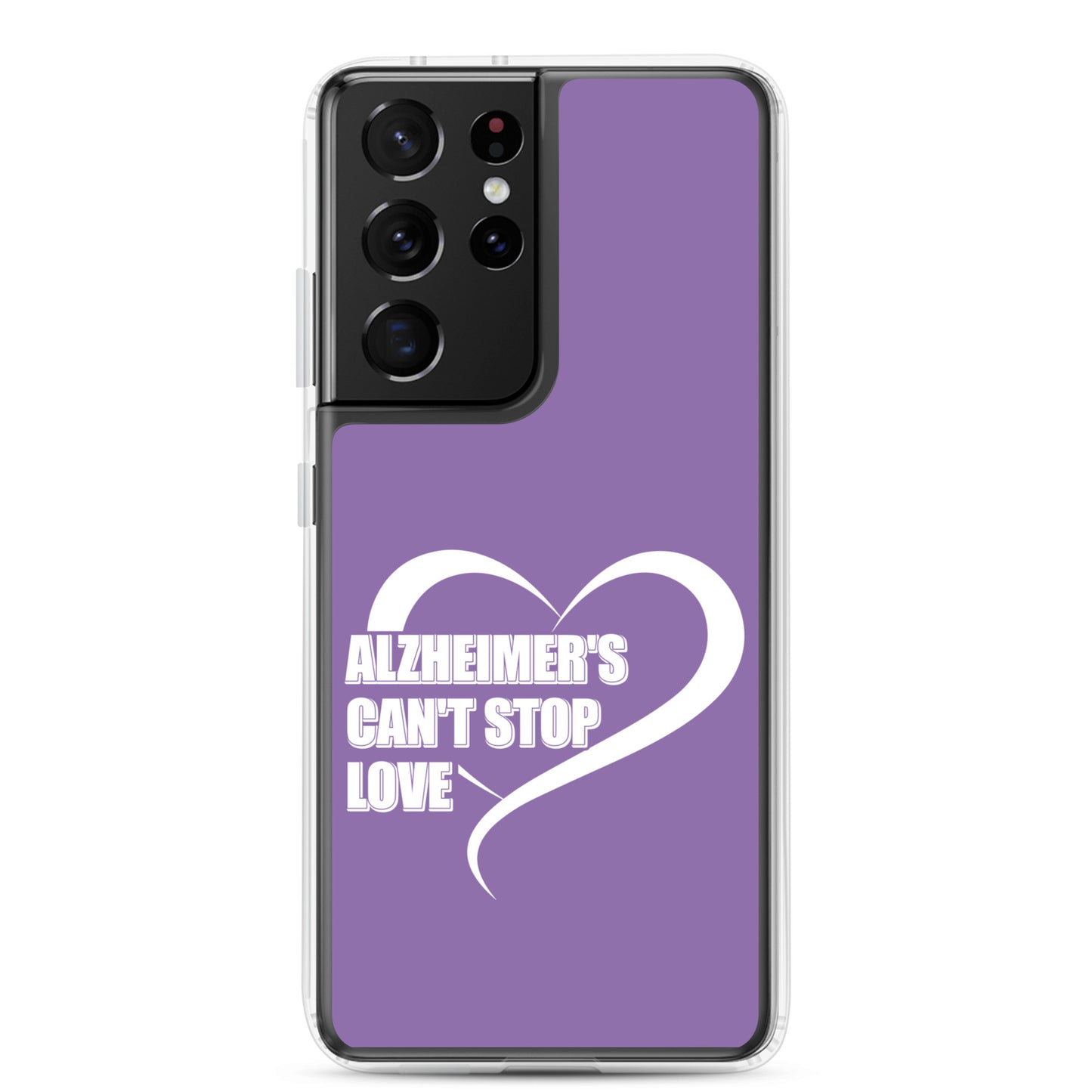 Alzheimer's Awareness Purple Perfect Fit Phone Case for for Samsung®