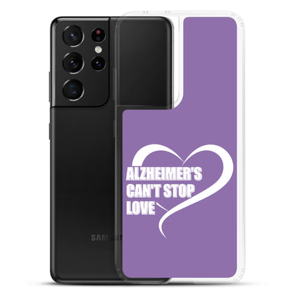 Alzheimer's Awareness Purple Perfect Fit Phone Case for for Samsung®