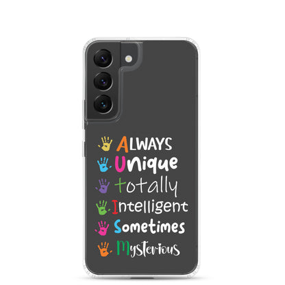 Autism Acceptance Together Eclipse Back Perfect Fit Phone Case for Samsung®