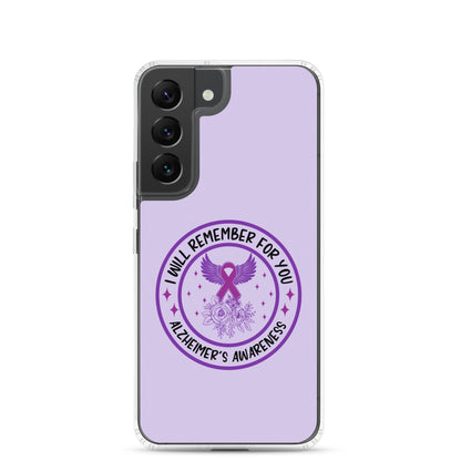 Alzheimer's Awareness Purple Perfect Fit Phone Case for for Samsung®