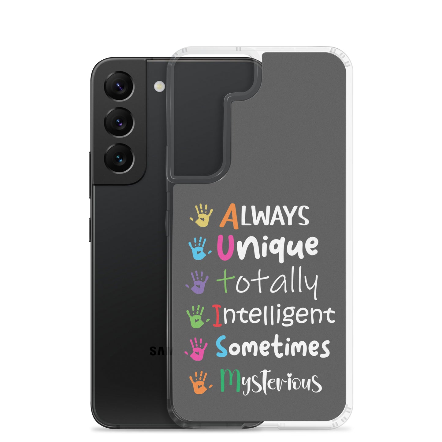 Autism Acceptance Together Eclipse Back Perfect Fit Phone Case for Samsung®