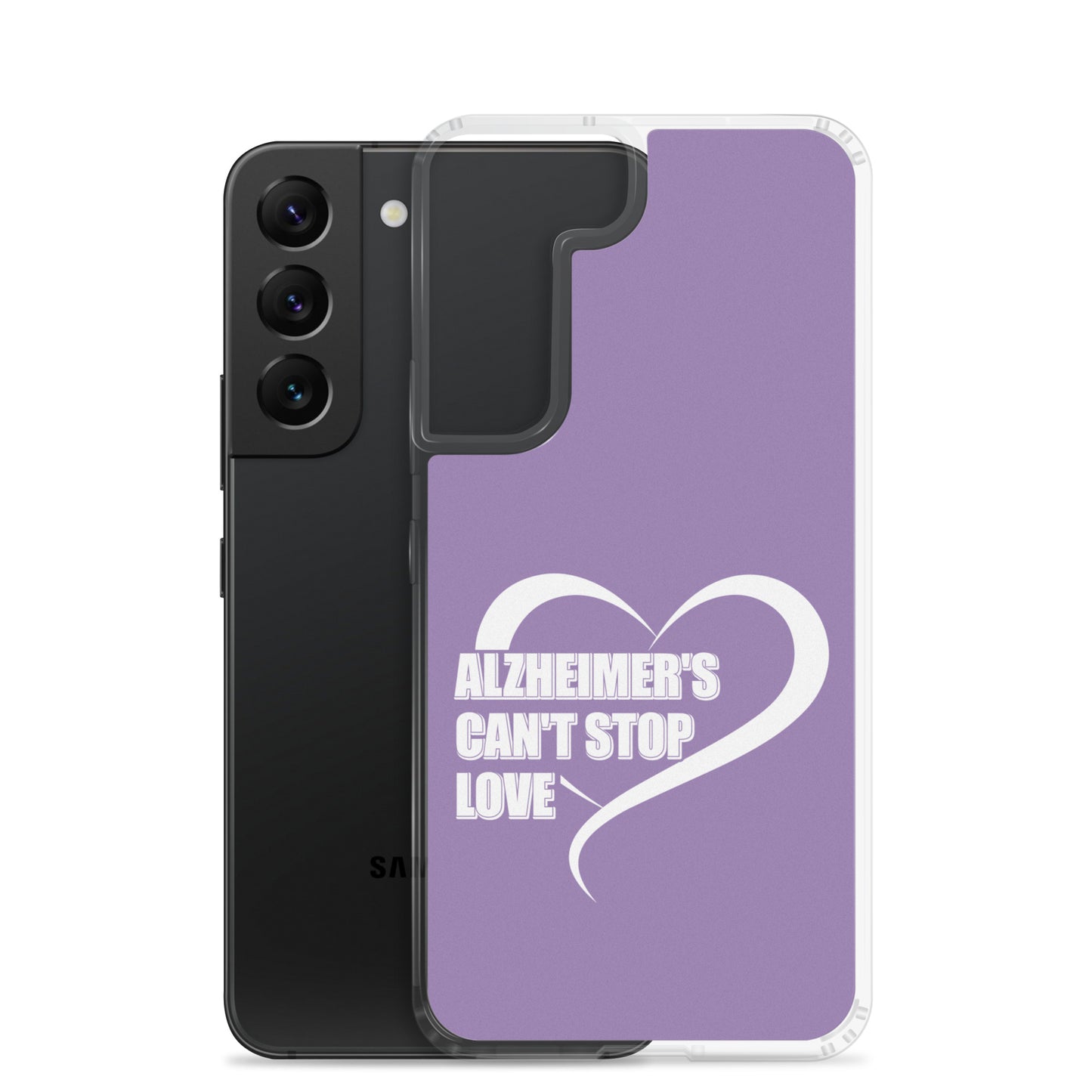 Alzheimer's Awareness Purple Perfect Fit Phone Case for for Samsung®