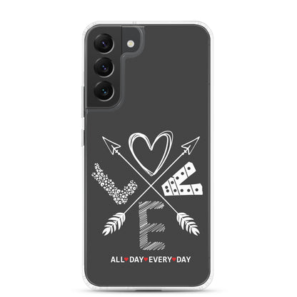 Love All Day Every Day Eclipse Back Perfect Fit Phone Case for Samsung®