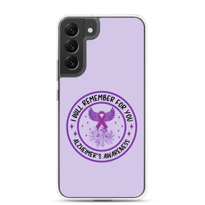 Alzheimer's Awareness Purple Perfect Fit Phone Case for for Samsung®