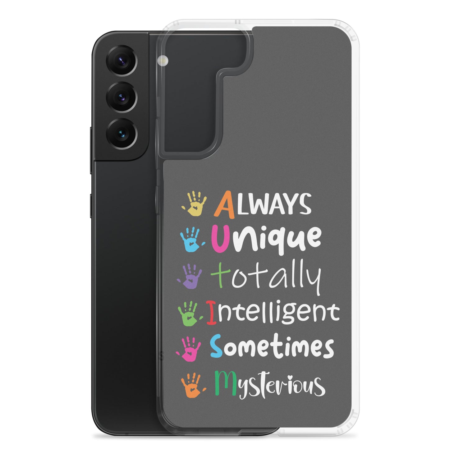 Autism Acceptance Together Eclipse Back Perfect Fit Phone Case for Samsung®