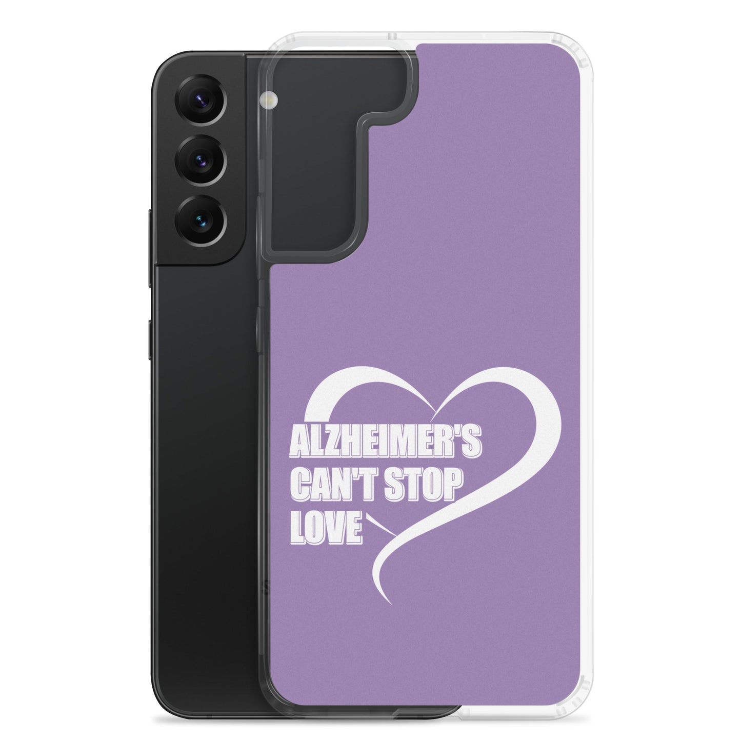 Alzheimer's Awareness Purple Perfect Fit Phone Case for for Samsung®