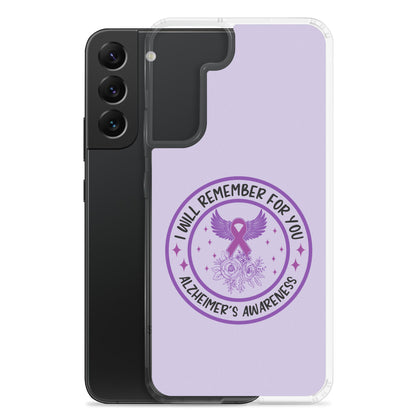 Alzheimer's Awareness Purple Perfect Fit Phone Case for for Samsung®