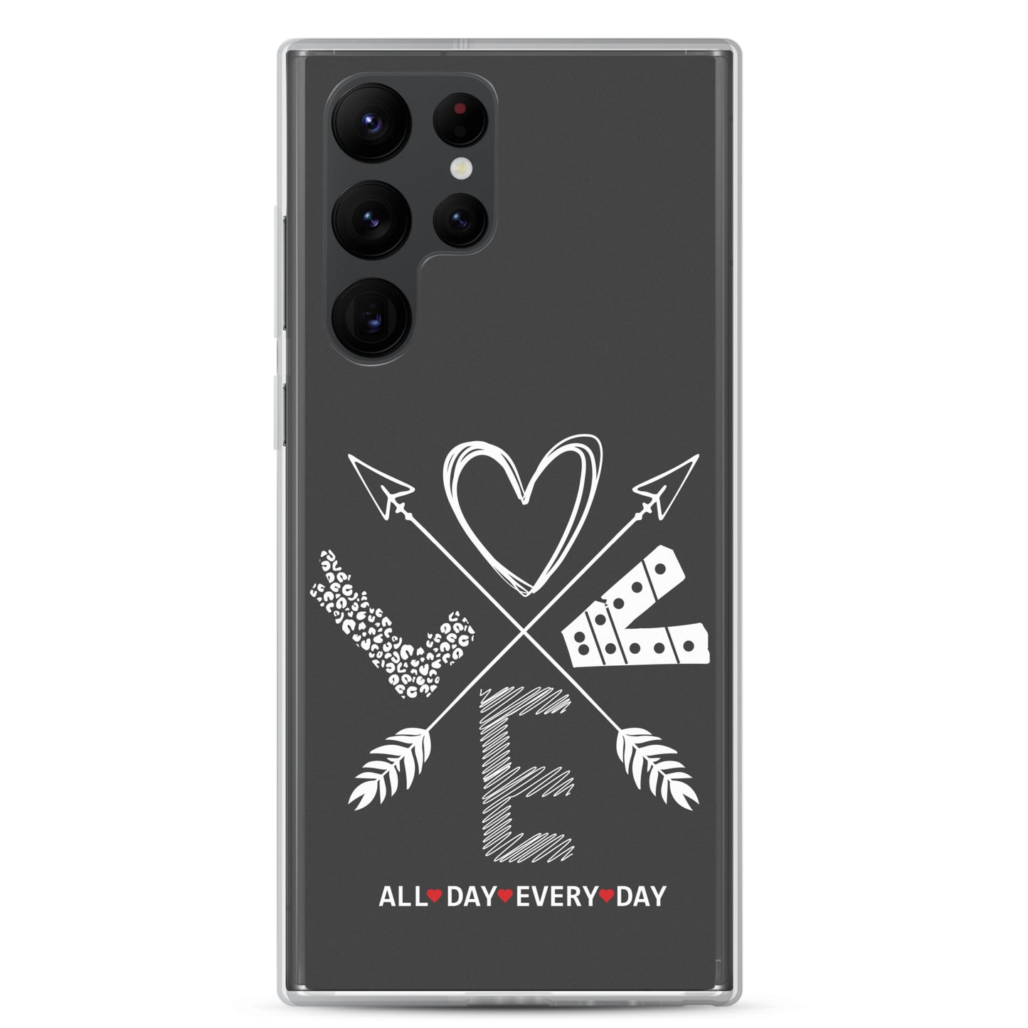 Love All Day Every Day Eclipse Back Perfect Fit Phone Case for Samsung®