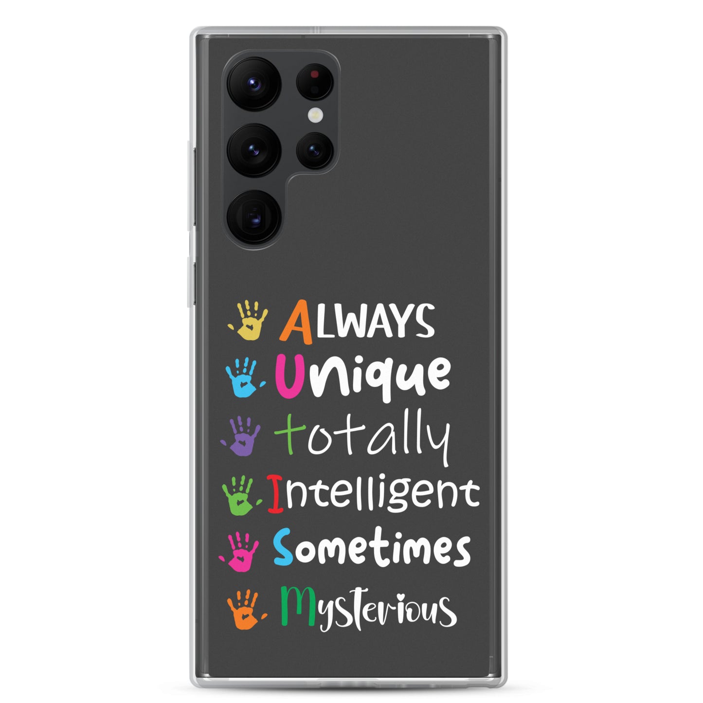 Autism Acceptance Together Eclipse Back Perfect Fit Phone Case for Samsung®