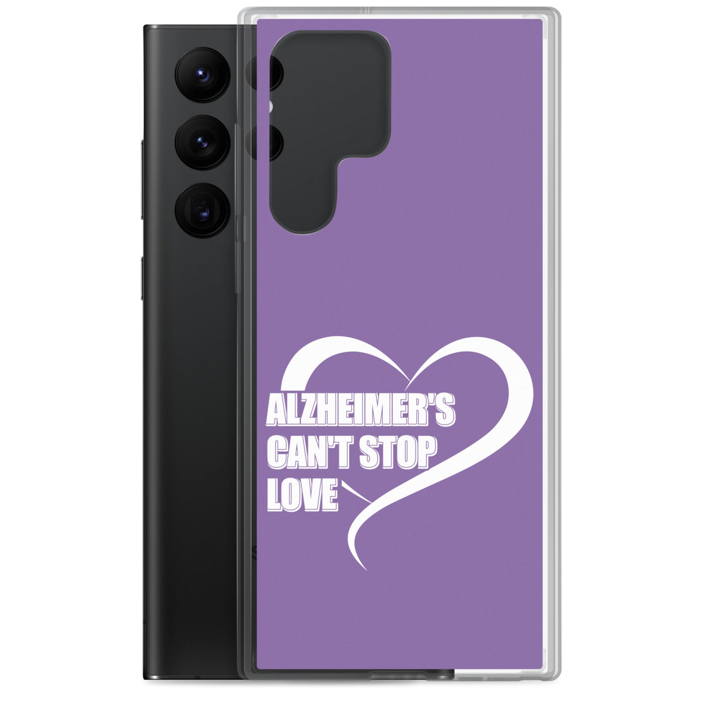 Alzheimer's Awareness Purple Perfect Fit Phone Case for for Samsung®