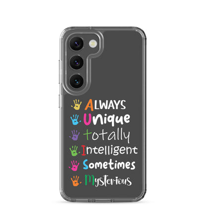 Autism Acceptance Together Eclipse Back Perfect Fit Phone Case for Samsung®