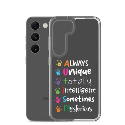 Autism Acceptance Together Eclipse Back Perfect Fit Phone Case for Samsung®