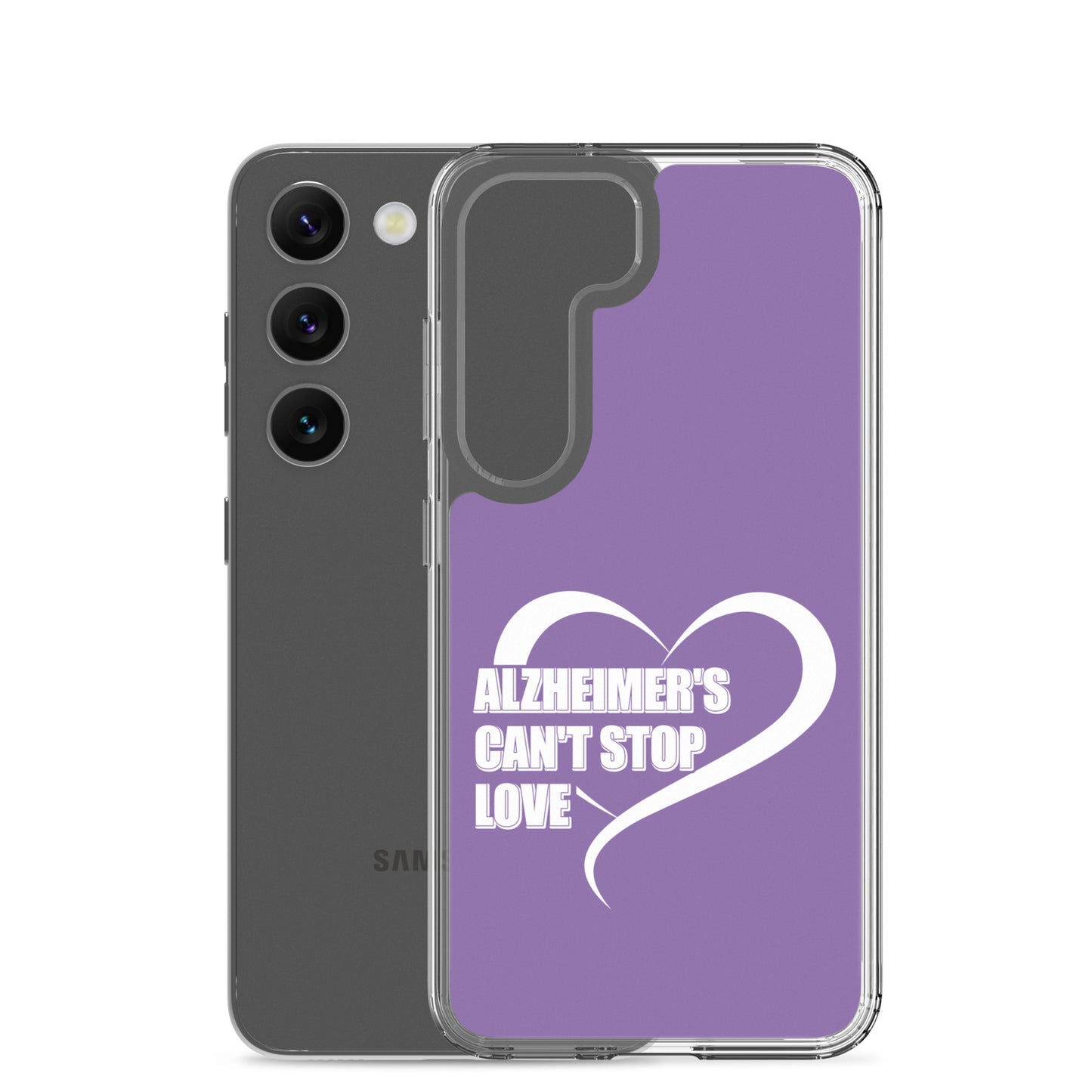 Alzheimer's Awareness Purple Perfect Fit Phone Case for for Samsung®