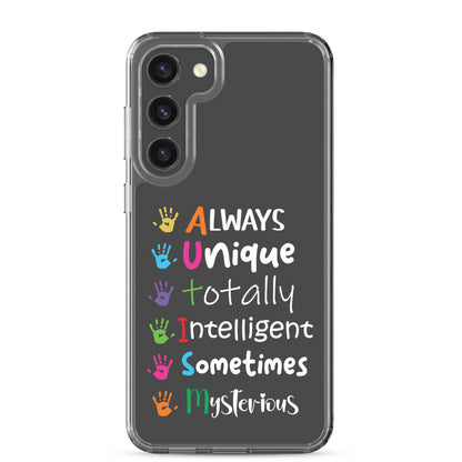 Autism Acceptance Together Eclipse Back Perfect Fit Phone Case for Samsung®