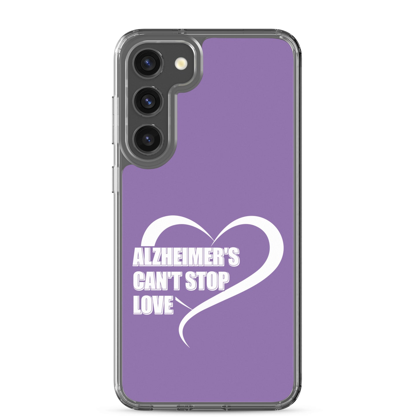 Alzheimer's Awareness Purple Perfect Fit Phone Case for for Samsung®