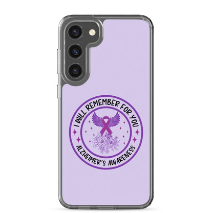 Alzheimer's Awareness Purple Perfect Fit Phone Case for for Samsung®