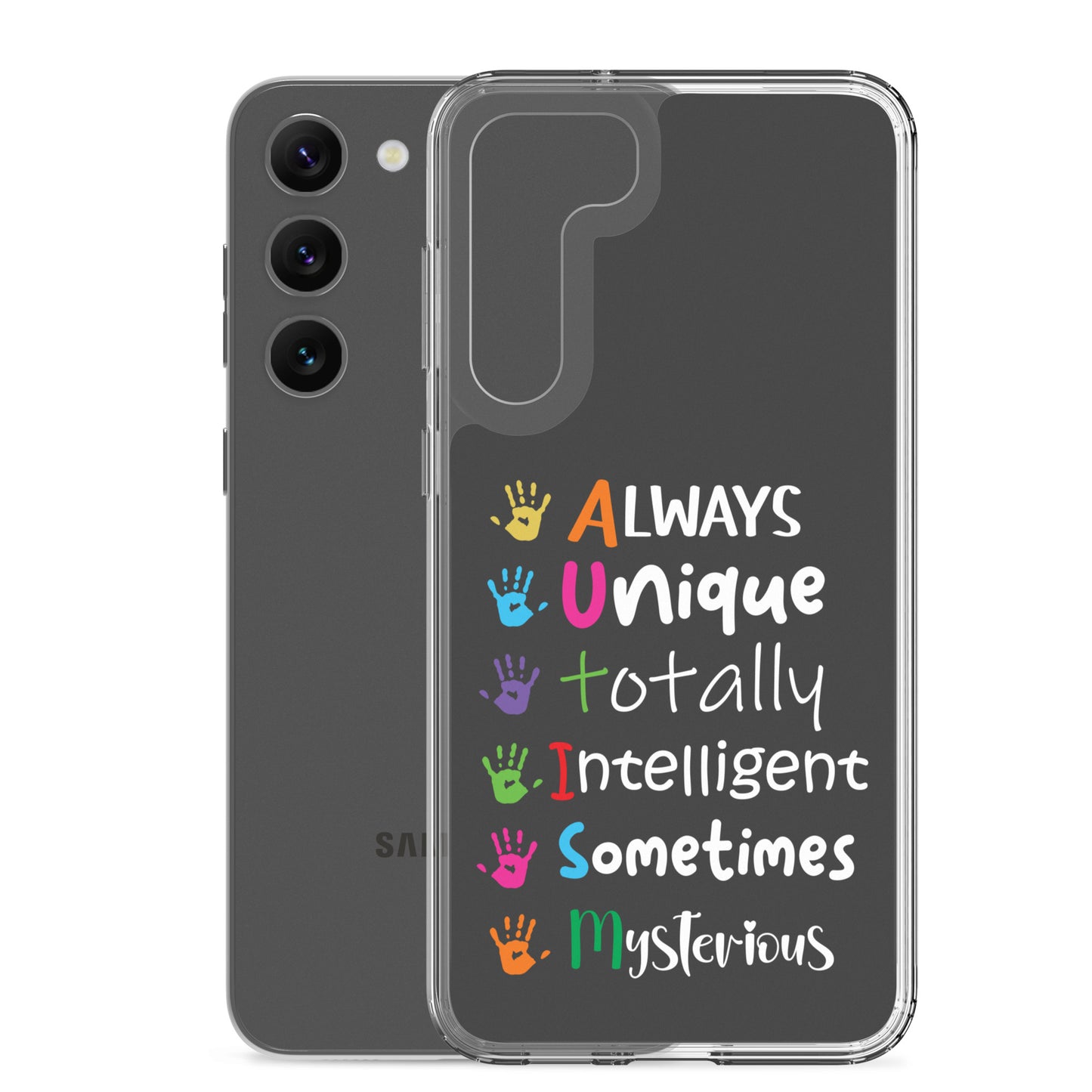 Autism Acceptance Together Eclipse Back Perfect Fit Phone Case for Samsung®