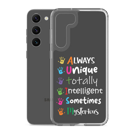 Autism Acceptance Together Eclipse Back Perfect Fit Phone Case for Samsung®