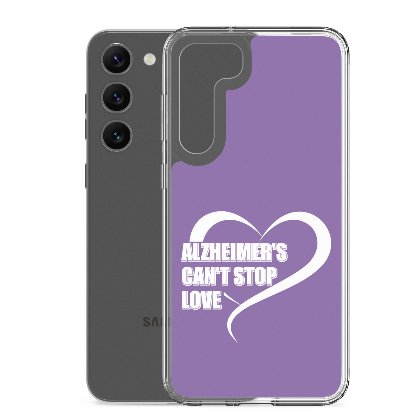 Alzheimer's Awareness Purple Perfect Fit Phone Case for for Samsung®