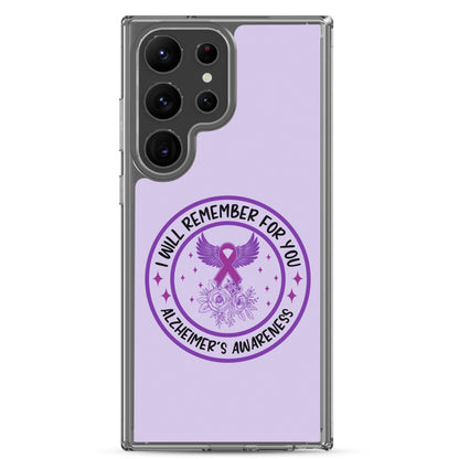 Alzheimer's Awareness Purple Perfect Fit Phone Case for for Samsung®