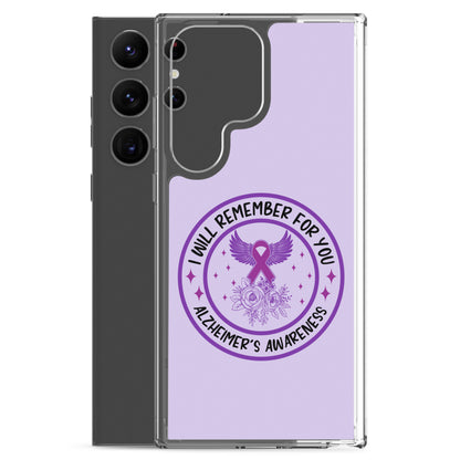 Alzheimer's Awareness Purple Perfect Fit Phone Case for for Samsung®