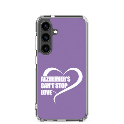 Alzheimer's Awareness Purple Perfect Fit Phone Case for for Samsung®