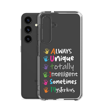 Autism Acceptance Together Eclipse Back Perfect Fit Phone Case for Samsung®