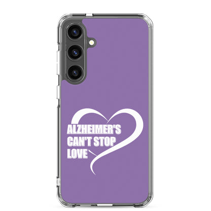 Alzheimer's Awareness Purple Perfect Fit Phone Case for for Samsung®