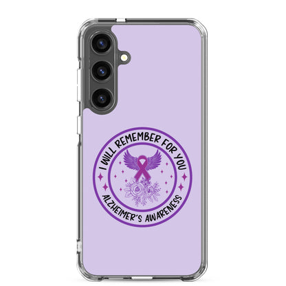 Alzheimer's Awareness Purple Perfect Fit Phone Case for for Samsung®