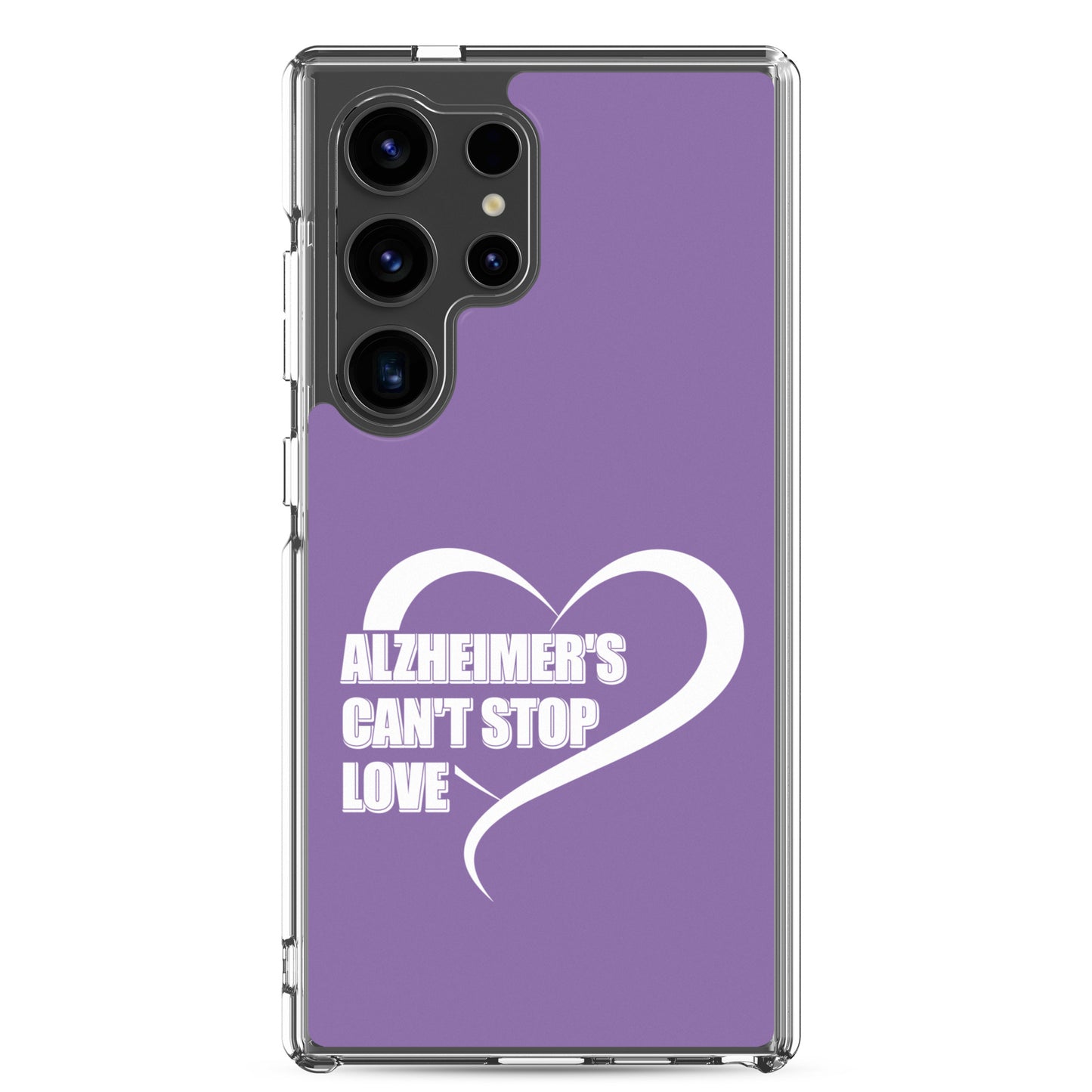 Alzheimer's Awareness Purple Perfect Fit Phone Case for for Samsung®