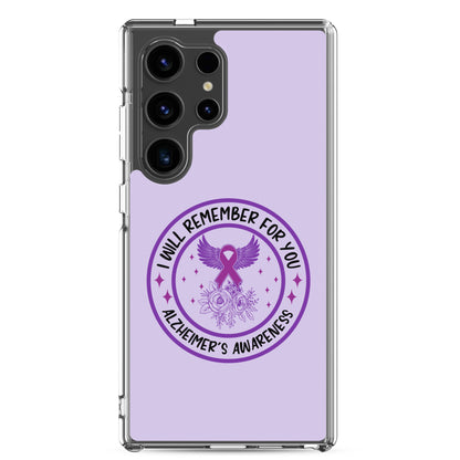 Alzheimer's Awareness Purple Perfect Fit Phone Case for for Samsung®