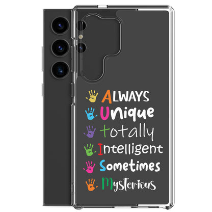 Autism Acceptance Together Eclipse Back Perfect Fit Phone Case for Samsung®