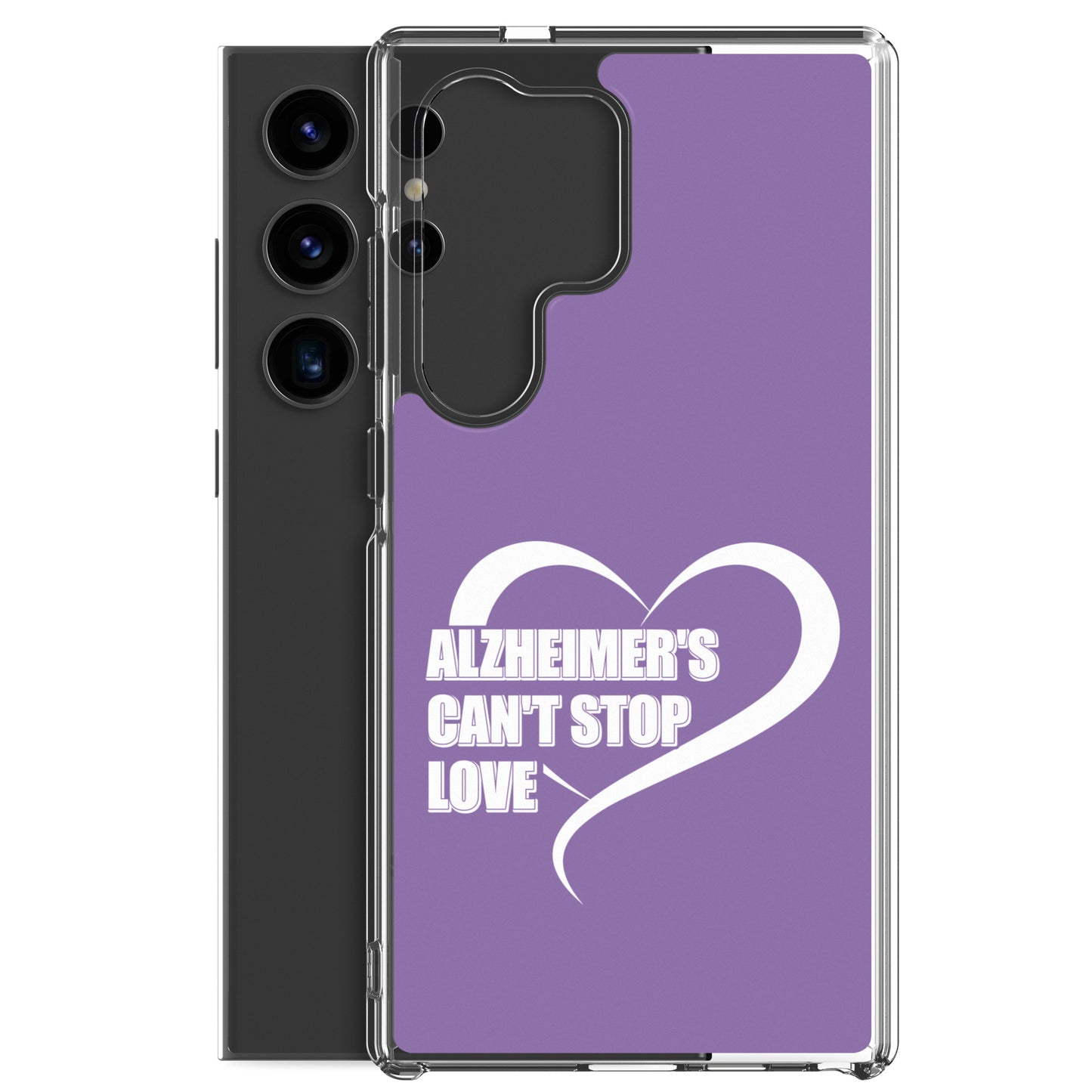 Alzheimer's Awareness Purple Perfect Fit Phone Case for for Samsung®