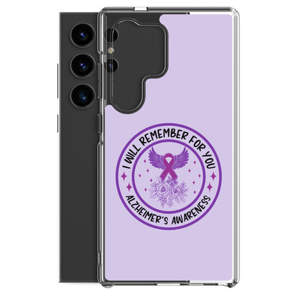 Alzheimer's Awareness Purple Perfect Fit Phone Case for for Samsung®