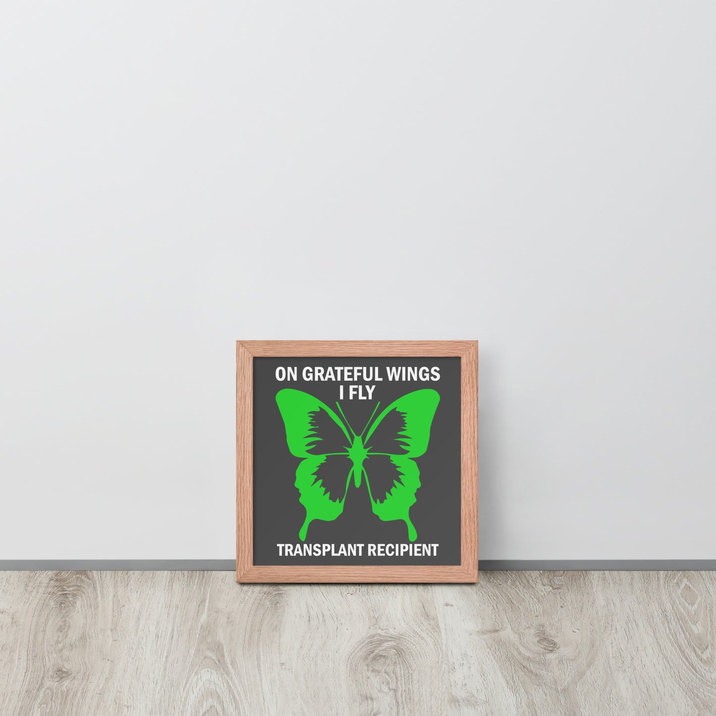 Kidney Awareness Wooden Framed Quality Print