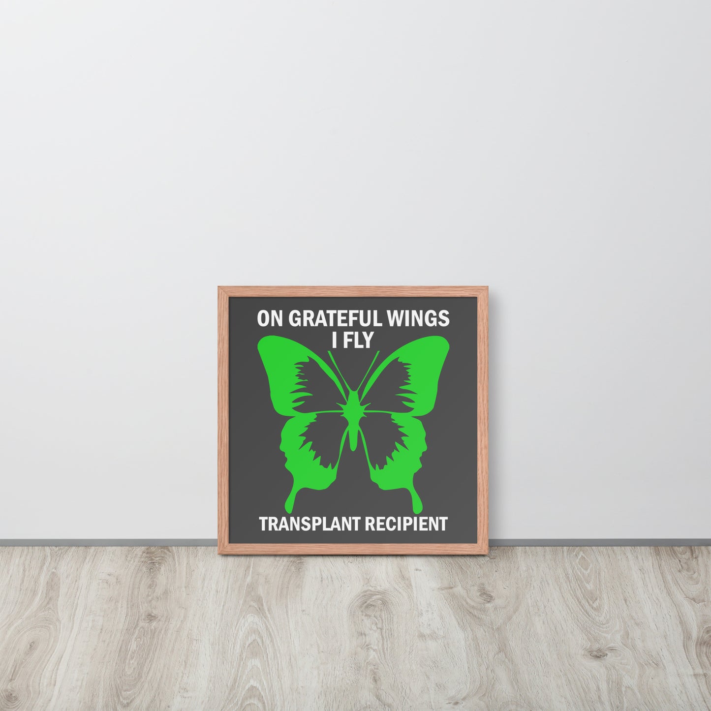 Kidney Awareness Wooden Framed Quality Print