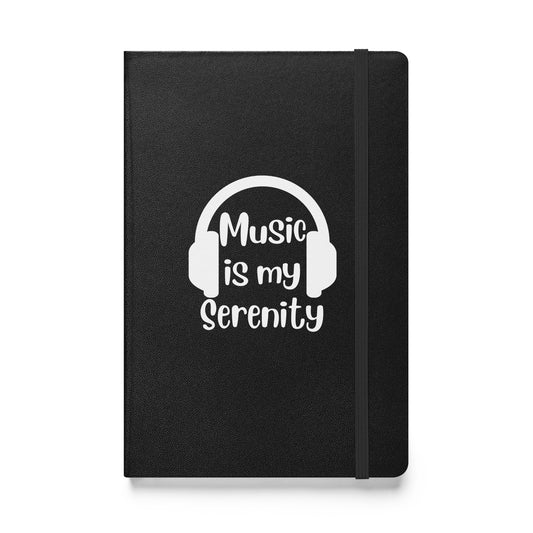 Music is My Serenity Hardcover Bound Journal