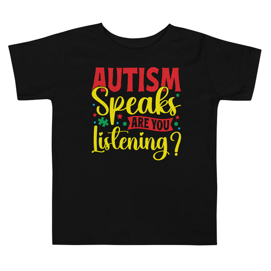 Autism Acceptance Together Quality Cotton Bella Canvas Toddler T-Shirt