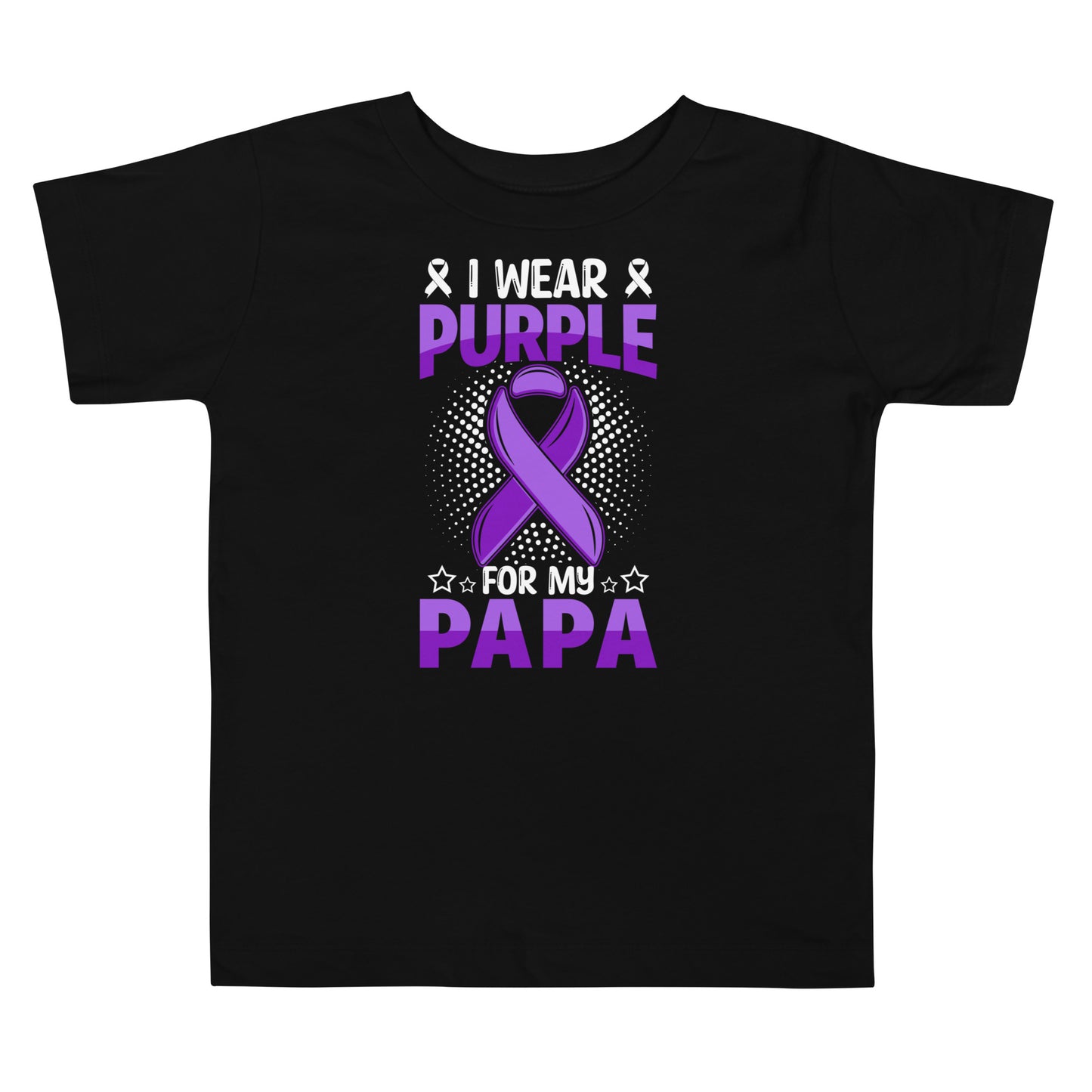 Alzheimer's Awareness Quality Cotton Bella Canvas Toddler T-Shirt