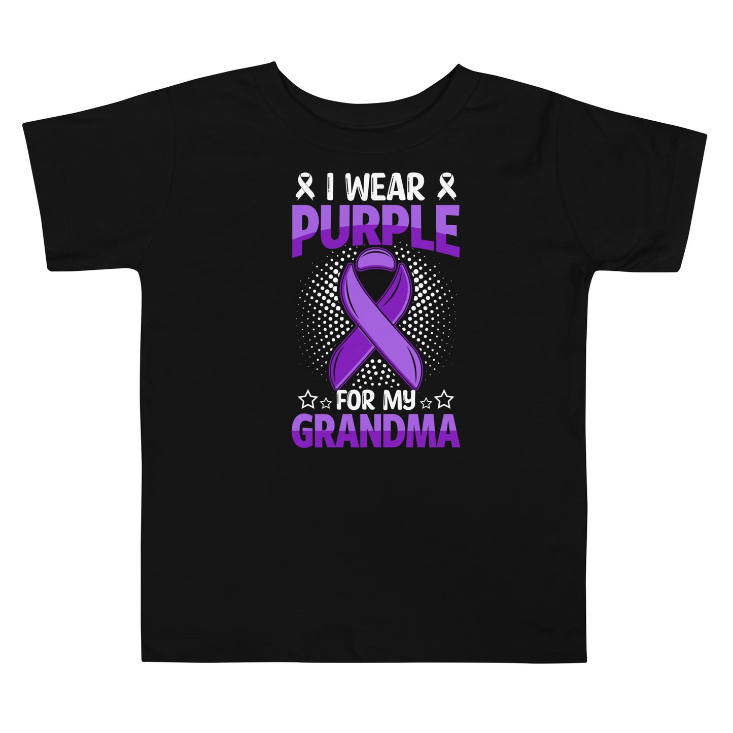 Alzheimer's Awareness Quality Cotton Bella Canvas Toddler T-Shirt