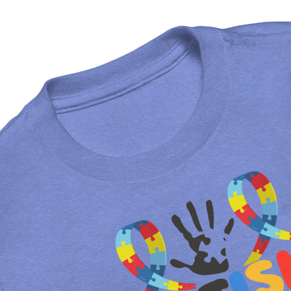 Autism Acceptance Together Quality Cotton Bella Canvas Toddler T-Shirt