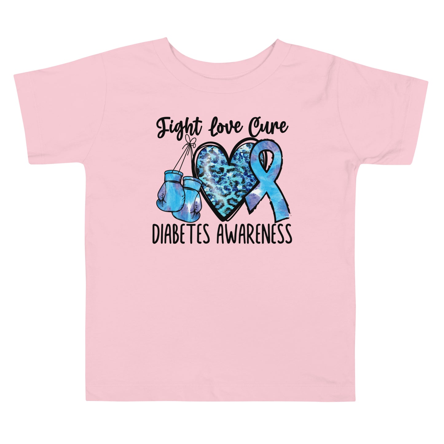 Diabetes Awareness Quality Cotton Bella Canvas Toddler T-Shirt