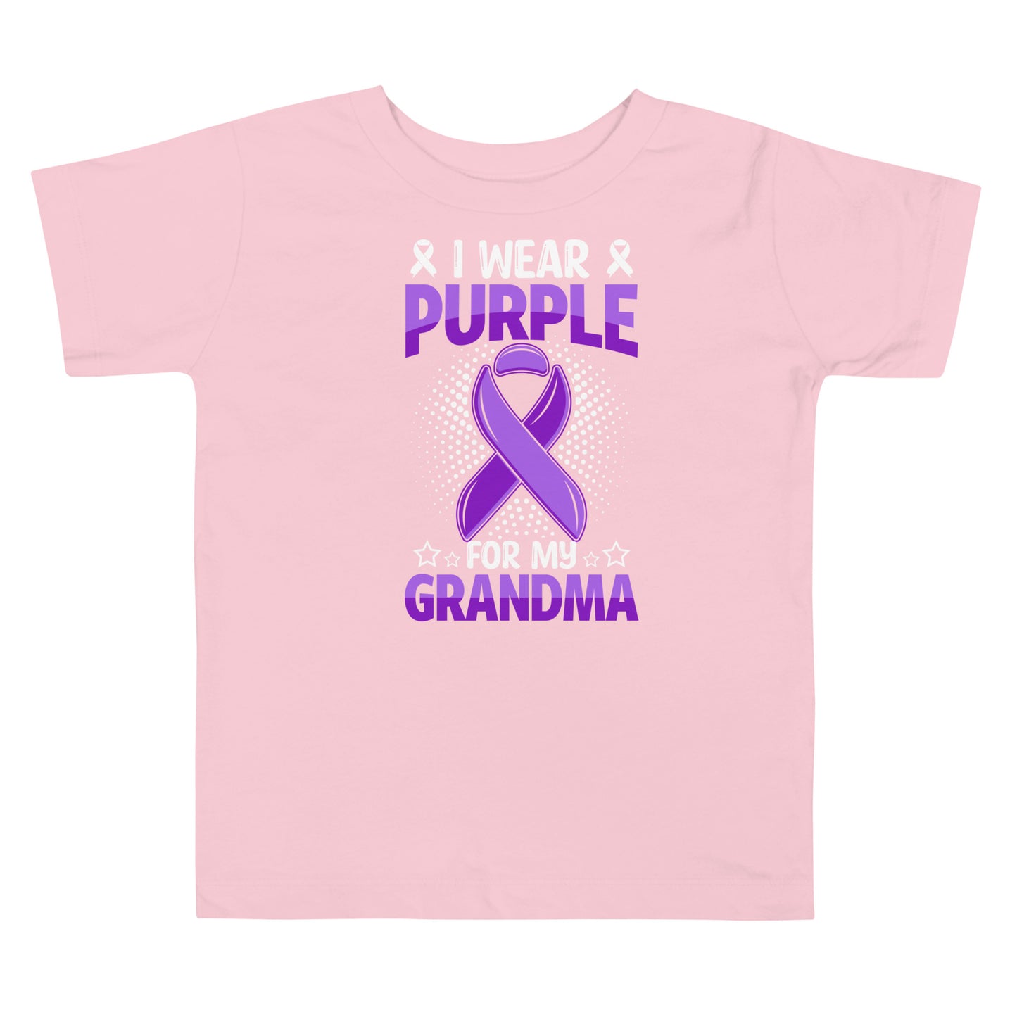 Alzheimer's Awareness Quality Cotton Bella Canvas Toddler T-Shirt