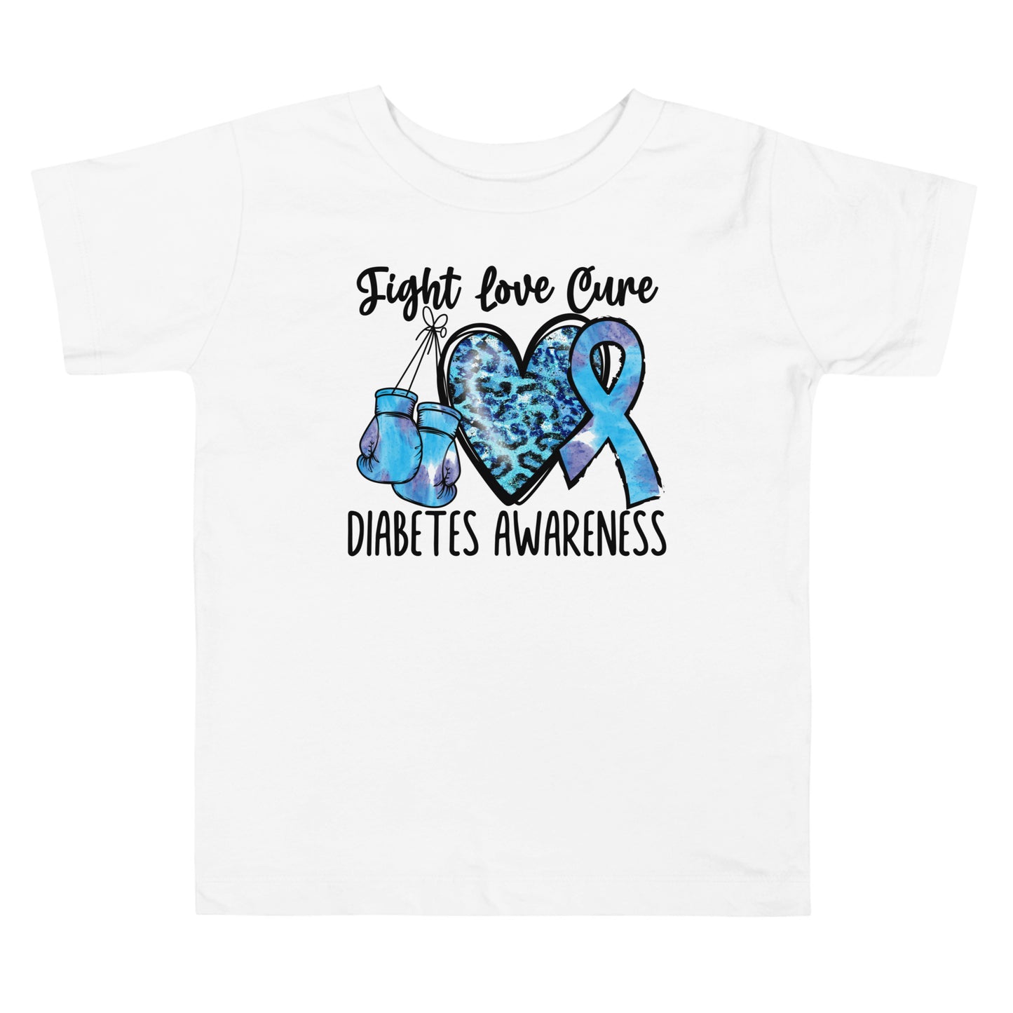 Diabetes Awareness Quality Cotton Bella Canvas Toddler T-Shirt