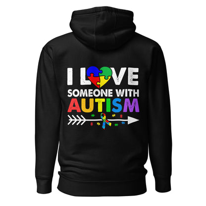 Autism Acceptance Together Quality Cotton Heritage Adult Hoodie