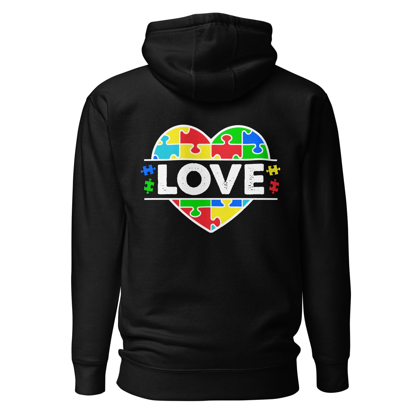 Autism Acceptance Together Quality Cotton Heritage Adult Hoodie