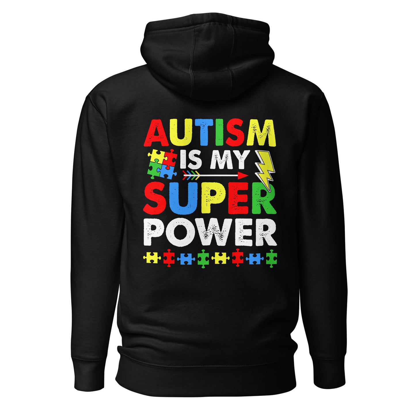 Autism Acceptance Together Quality Cotton Heritage Adult Hoodie