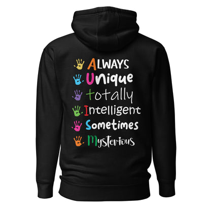 Autism Acceptance Together Quality Cotton Heritage Adult Hoodie