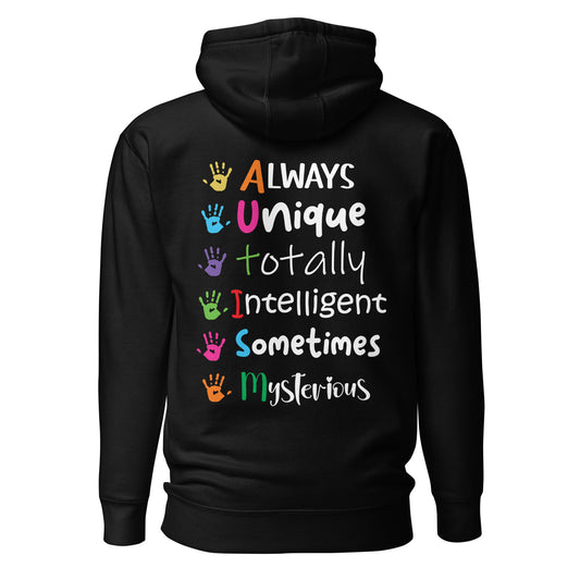 Autism Acceptance Together Quality Cotton Heritage Adult Hoodie