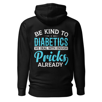 Diabetes Awareness Quality Cotton Heritage Adult Hoodie